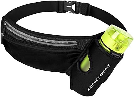 JIFAR Running Belt with Cooling Towel, Adjustable Hydration Packs Pouch Men & Women Waist Bag Waterproof Lightweight Runners Pack for Marathon, Hiking, Cycling, Climbing
