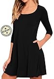 For G and PL Women Swing Pocket T-Shirt Mini Dress