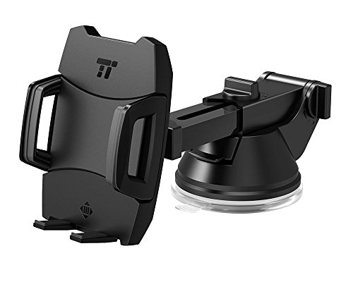 TaoTronics Car Phone Mount, Phone Holder for Car Dashboard with One-button Release, Fits iPhone 8 X, Galaxy, Nexus, and Other Popular Smartphones