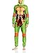 Nickelodeon Men's Teenage Mutant Ninja Turtles Family Cosplay Union Suit, Green, Adult S