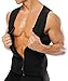 YFMAYI Dad Gifts Mens Body Shapers Vest Slimming Sweat Tummy Fat Burner Tank Top Workout Shirt for Weight Loss Father's Day Gifts