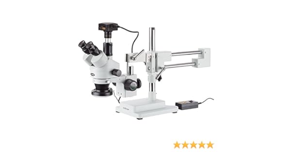 Amazon.com: AmScope 10.10X-10X Trinocular Stereo Microscope with 10 ... Amazon.com: AmScope 10.10X-10X Trinocular Stereo Microscope with 10 ...