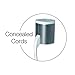 GT STUDIO Speaker Stands for Sonos One, One SL, Play:1, Play:3, Premium Design Improves Surround Sound Heavy Base Complete Cord Concealment - (Single, White)