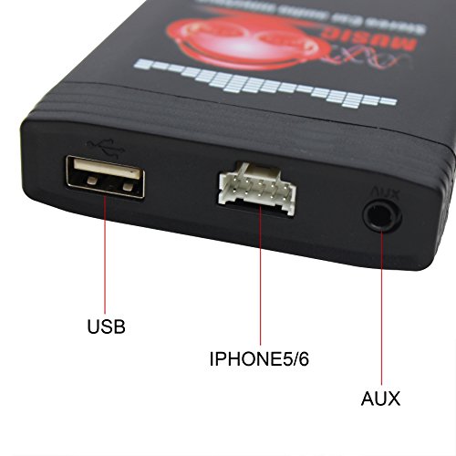 Wyness Car MP3 USB/AUX 3.5mm Stereo Wireless Music Receiver Wireless Hands Free Auto Bluetooth Adapter Fit For Toyota (6+6)Pin Camry Tacoma Corolla Tundra RAV4 Lexus RX GS IS