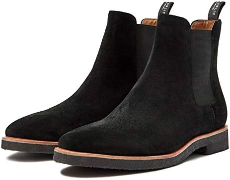 New Republic Harvey Suede Chelsea Boot Black
