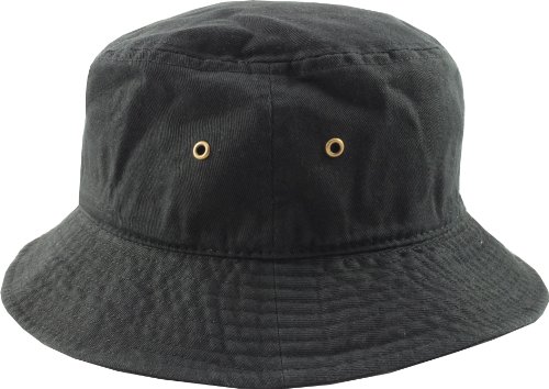 Revive Online Men's Bucket Hats Cotton Large / X-Large Black