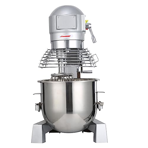 Happybuy 15Qt Commercial Food Mixer with Timing Function， Commercial
