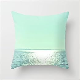 Beautiful Summer Shine Teal Throw Pillow Covers Decorative Accent
