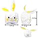 Joyin Toy 75 Pack of Bunny Shape Goodie Treat Party Gift Bags for Party Favors