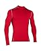 Under Armour Men's UA ColdGear Armour Compression Mock SM Red