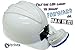 Verisea WHITE Explorer Miner Helmet with Bright, Directional LED Lights (batteries included) | Fully Adjustable Toy Hard Hats for Any Age, Available in 6 Vivid Colors