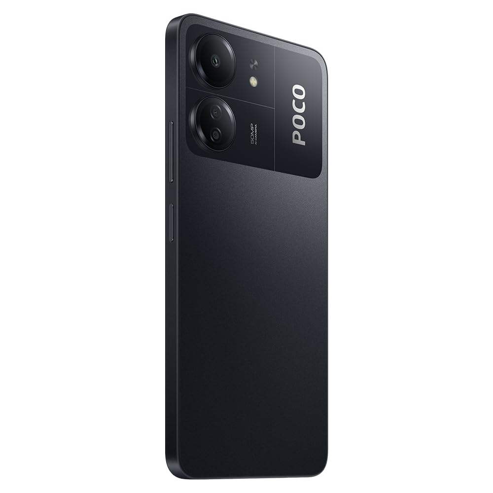 Xiaomi Poco C65 Smartphone 6+128GB No Contract Cell Phone 6.74 Inch Display MediaTek Helio G85 Octa-core Processor 50MP AI Triple Camera 5000mAh Battery NFC Dual SIM Black