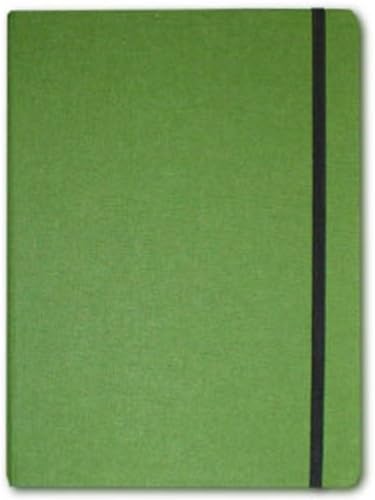 Letts of London Noteletts Large 9 x 6 Grid Green Notebook - LEN5SGN