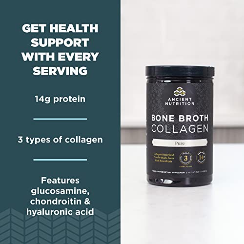 Ancient Nutrition Collagen Powder, Bone Broth Collagen, Pure