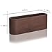 MaxGear Business Card Holder Wood Business Card Holder for Desk Business Card Display Holder Desktop Business Card Stand for Office,Tabletop - Oval 2 Pack