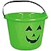Amscan Plastic Pumpkin Bucket - Green 6