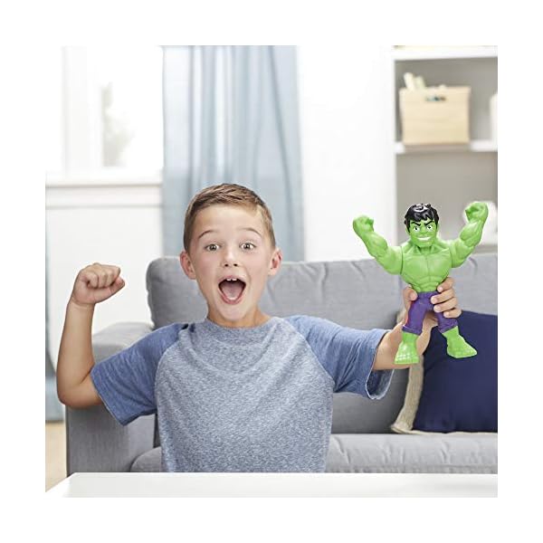 Playskool Heroes Marvel Super Hero Adventures Mega Mighties Hulk Collectible 10 Inch Action Figure, Toys for Kids Ages 3…