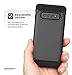 Encased Heavy Duty Galaxy S10 Plus Case (2019 Scorpio Series) Military Grade Rugged Phone Protection Cover (for Samsung Galaxy S10+) Black