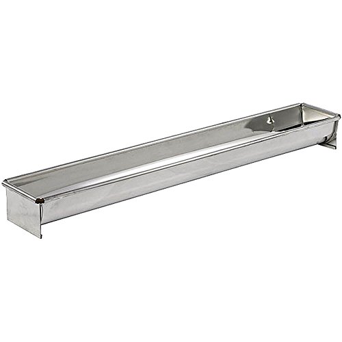 Click Here to See More Images Matfer Bourgeat 19 3/4 Inch x 3 1/8 Inch Wide Buche Cake Mold Tin Plate