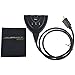 ABLEGRID 3 Port HDMI Switcher 3x1 Auto Switch 3-in 1-Out with 2FT Pigtail Cable