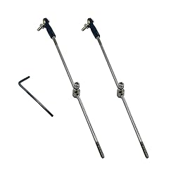 2PCS RC Boat Push Rod Kit Plastic Tie Rod Ends Ball