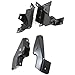 Evan-Fischer Bumper Bracket compatible with Chevrolet Silverado 03-06 Front Set Base/LS/LT Models Steel