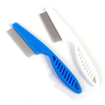 Hypox Cat Dog Metal Nit Head Hair Lice Comb Fine Toothed Flea Flee