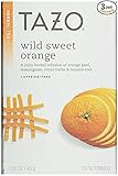 Tazo Wild Sweet Orange Herbal Tea, 20 Count Box 1.58oz (Pack of 3)