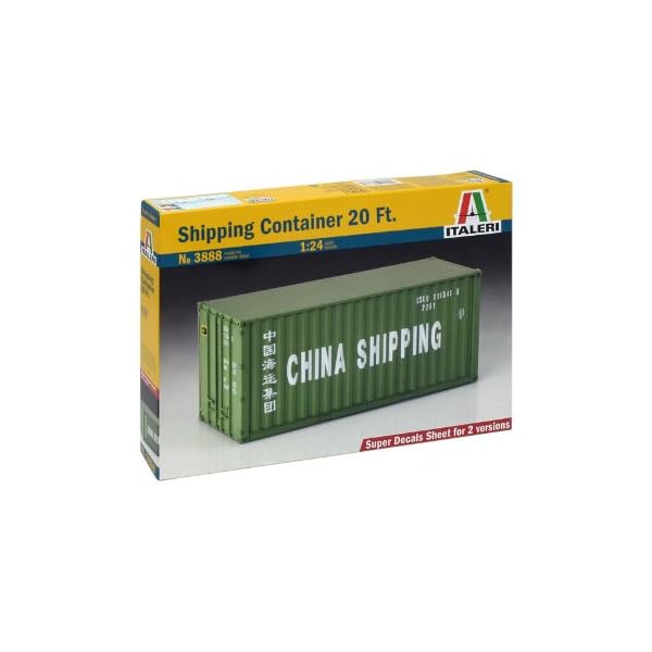 Italeri I3888 510003888 - 1:24 Shipping Container, 20 fÃ¼Ã
