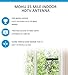 SiliconDust HDHomeRun Extend HDTC-2US-M Dual Tuner with H.264 Transcoder Bundle with Mohu 25 Mile Indoor HDTV Antenna, Blucoil 2-Way TV Coaxial Cable Splitter and 5-Pack of Reusable Cable Ties