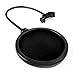 eBerry Microphone Pop Filter, 6-inch Pop Filter Net Mic for Studio Condenser Microphone Elastic Double Layer Wind Screen Mask Shield Swivel Mount 360 Flexible Gooseneck Holder Universal Stand Clip