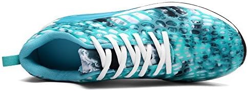 WHITEDREAM Men Women Road Running Shoes Lightweight Athletic Walking Fashion Sneakers (10US-women8.5US-Men=EU/FR 42, Blue)