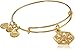 Alex and Ani Amazon Exclusive Snowflake Bangle Bracelet, Shiny Gold