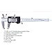 Vernier Caliper,Kungix Metric Digital Caliper with LCD, 0-6 inch / 150mm Stainless Steel Electronic Depth Gauge Measuring Tools