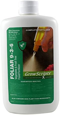 GrowScripts 8-Oz. 9-3-6 Liquid All-Purpose Fruit and Vegetable Plant Food