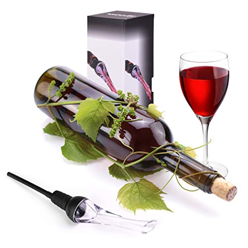Premium Wine Aerator Pourer - Instant Red Wine Aeration for In Bottle Use - Perfect Wine Accessories - Gift Box - Thumbnail 5