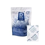 10 Packets of 10 Gram "Dry&Dry" Silica Gel Desiccant- Reusable Moisture Absorber for Lens