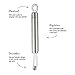 Rosle Stainless Steel Round-Handle Vertical Cannelle, 6.5-inch