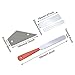 Canomo Guitar Luthier Tool Set Includes 1 Piece Guitar Fret Crowning Luthier File, 1 Piece Stainless Steel Fret Rocker Leveling Tool, 2 Pieces Fingerboard Guards with 2 Sheets Sanding Paper