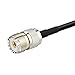 Eightwood UHF Female SO239 to BNC Male Adapter RG58 Antenna Jumper Cable 3 Feet for Handheld CB Radio, Amateur Radio, Ham Radio, Radio Scanner