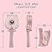 TriPole Mini Handheld Fan 2600mAh Battery Operated Fan 3 Speed Adjustable USB Rechargeable Small Portable Personal Fan Foldable Stroller Desk Table Fan for Kids Girls Woman Home Office Outdoor Travel