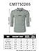 H2H Men's Casual Slim Fit Comfort Soft 3/4 Sleeve Henley Tee DarkGreen US L/Asia XL (CMTTS0205)