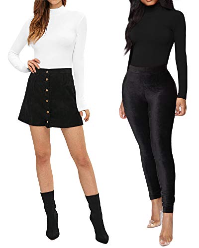 4 MANGOPOP+Womens+Turtle+Bodysuit+Jumpsuit