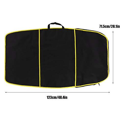Jadeshay Surfboard Bag,Surfboard Bodyboard Cover Polyester Carry Bag Surfing Accessory(Yellow Stripe, red Stripe, Blue Stripe) (Color : Yellow Stripe) - Thumbnail 6