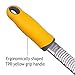 Yeeco Micro Cheese Grater Lemon Zester Stainless Steel Blades for Chocolate, Garlic, Ginger, Cinnamon, Citrus and Coconut with Cover and Ergonomic Non-Slip Easy-Grip Handle