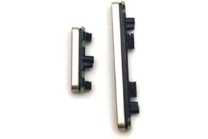 XINJUNKENG Power On Off Button + Volume Button Side Button Replacement Repair Part for Google Pixel 7 pro Pixel 7pro (Gold)