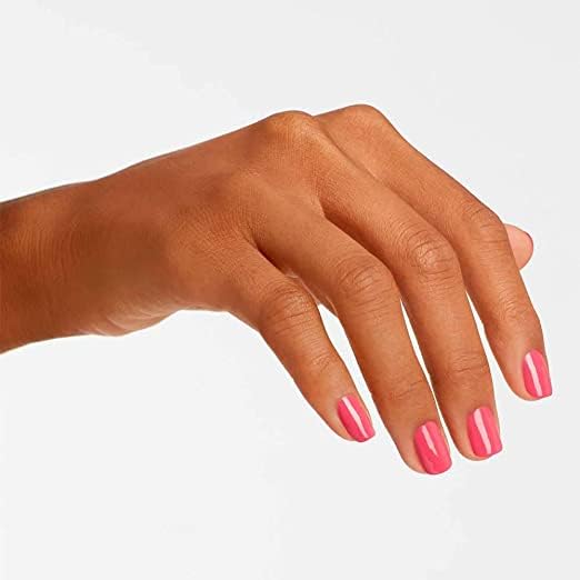 OPI Nail Lacquer Strawberry Margarita | Opaque Bright Pink Crème Chip Resistant Nail Polish | Vegan, Fast Drying, Streak Free - Image 4