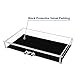 SONGMICS Makeup Organizer 3 Pieces Set Cosmetic Storage Jewelry Display Case 8 Drawers Clear UJMU08T