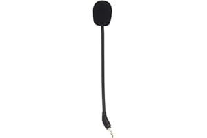 HEAYZOKI Mic Replacement for A30, 2.5mm Detachable Boom Microphone, Noise Reduction, Plug and Play for Clear Sound