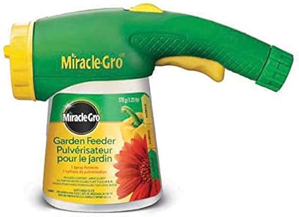 Amazon Com Miracle Gro Garden Feeder Hose End Sprayer With All Purpose Plant Food Garden Outdoor